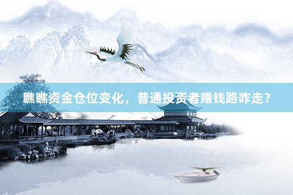 瞧瞧资金仓位变化，普通投资者赚钱路咋走？